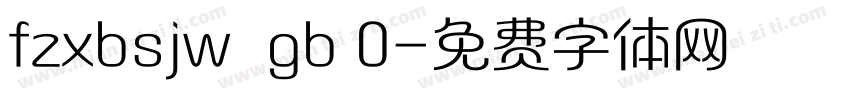fzxbsjw  gb 0字体转换